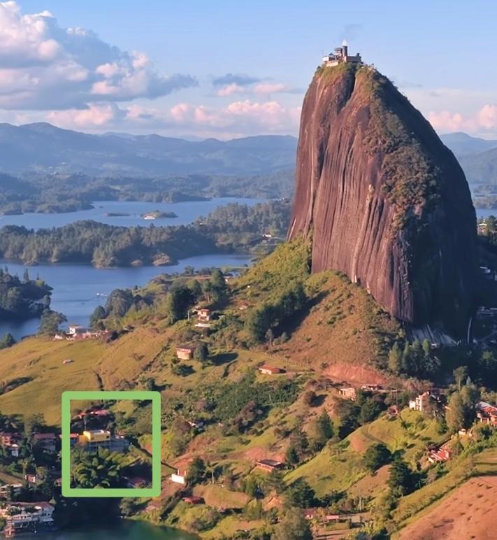Descanso Bajo La Piedra Del Penol Guatapé Esterno foto